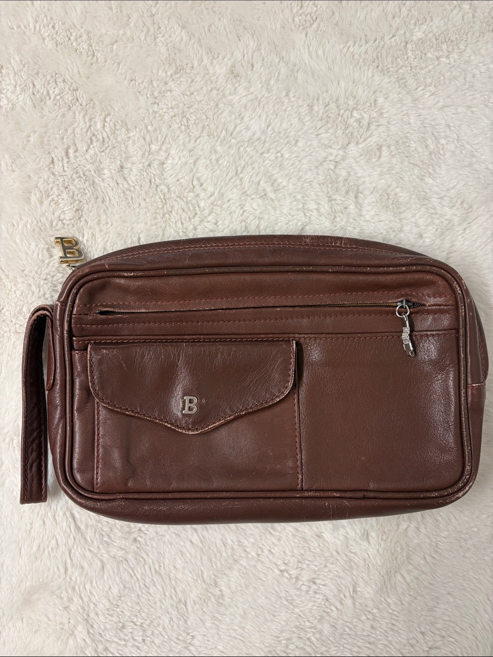 BALLY Vintage Leather Pouch